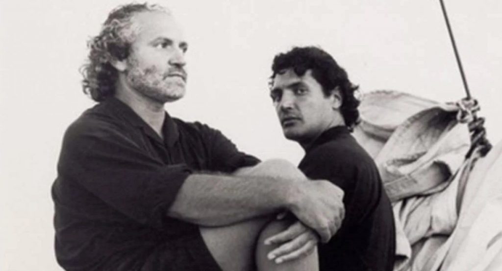Antonio D'Amico e Gianni Versace
