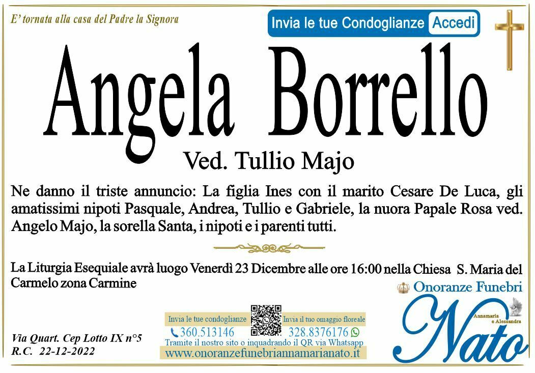 BORRELLO ANGELA
