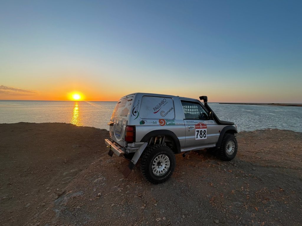 La Mitsubishi Pajero V 20 di Antonio Ricciari alla Dakar 2023