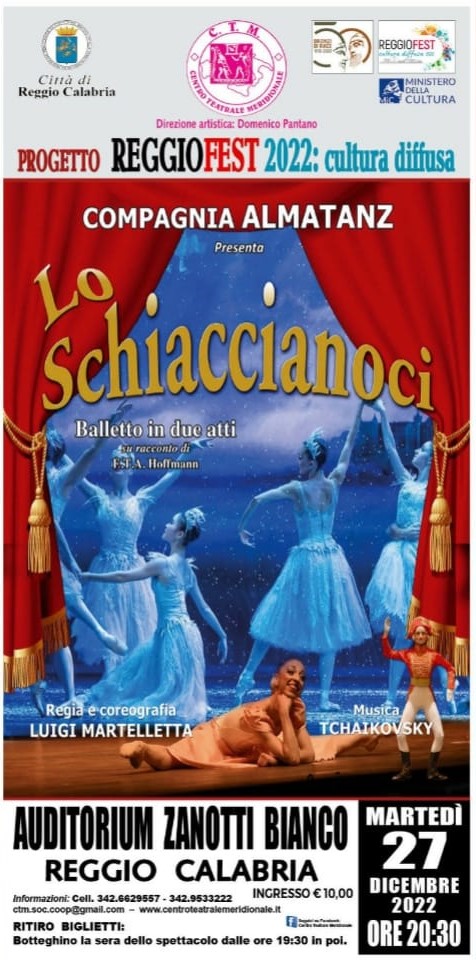 Locandina. Lo schiaccianoci. Reggio C.