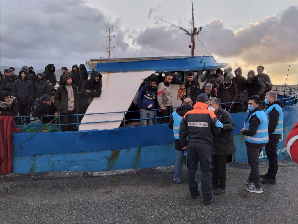 Migranti Porto Reggio Calabria