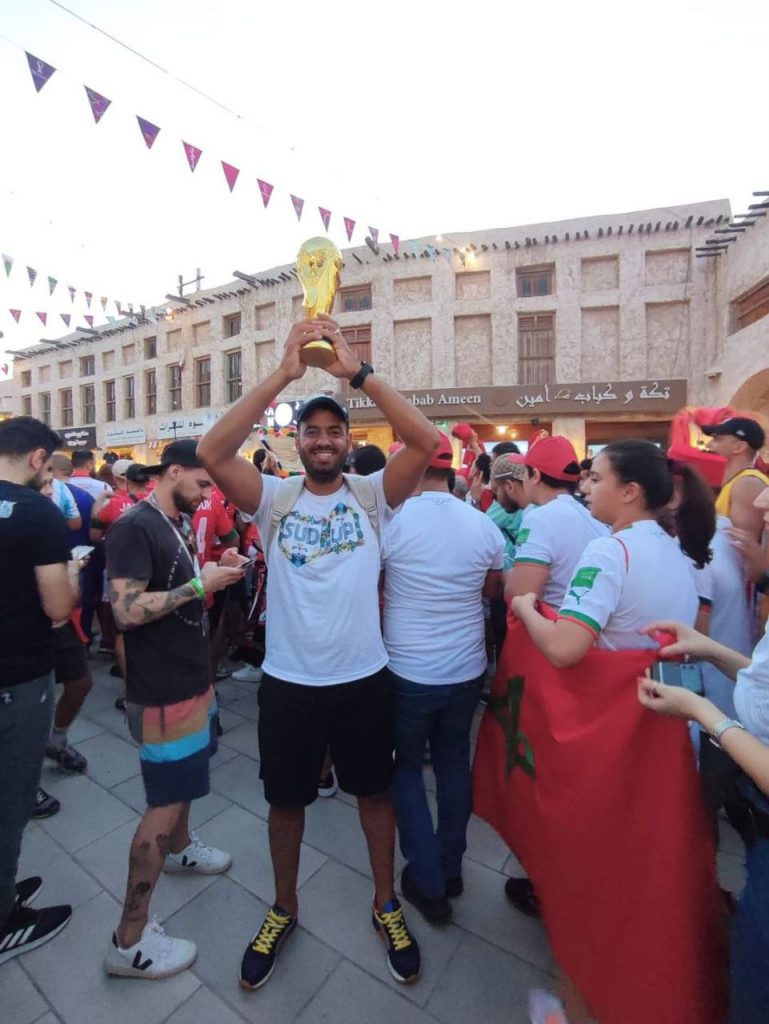 Mourad tifoso Reggina ai Mondiali del Qatar