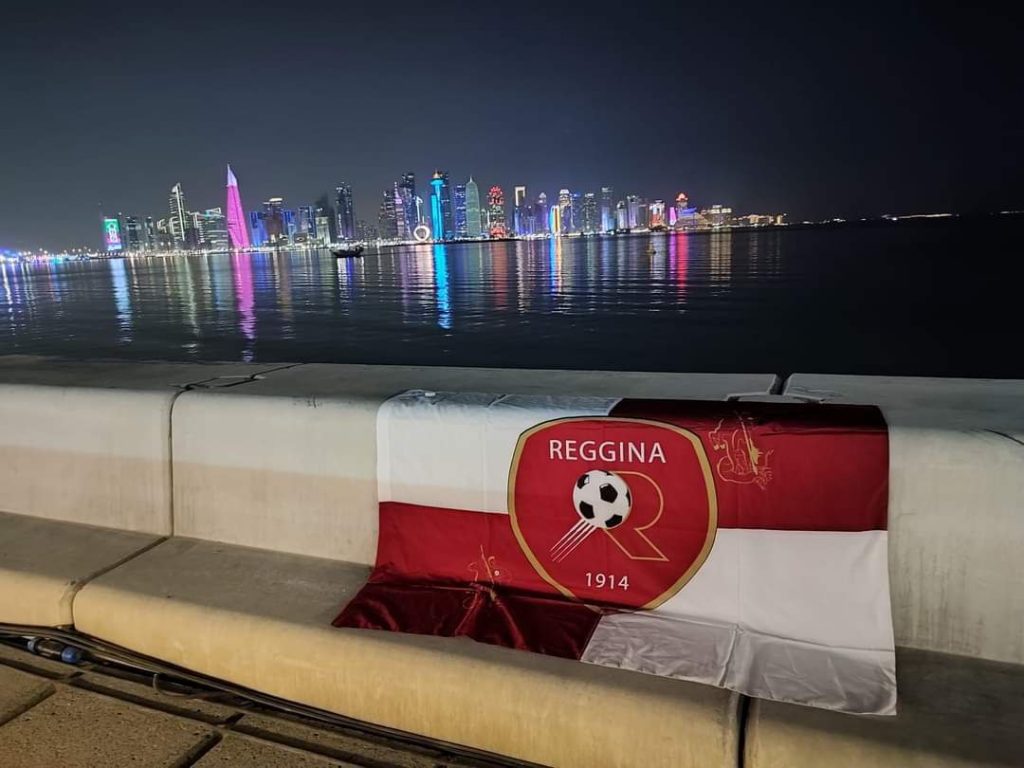 Mourad tifoso Reggina ai Mondiali del Qatar