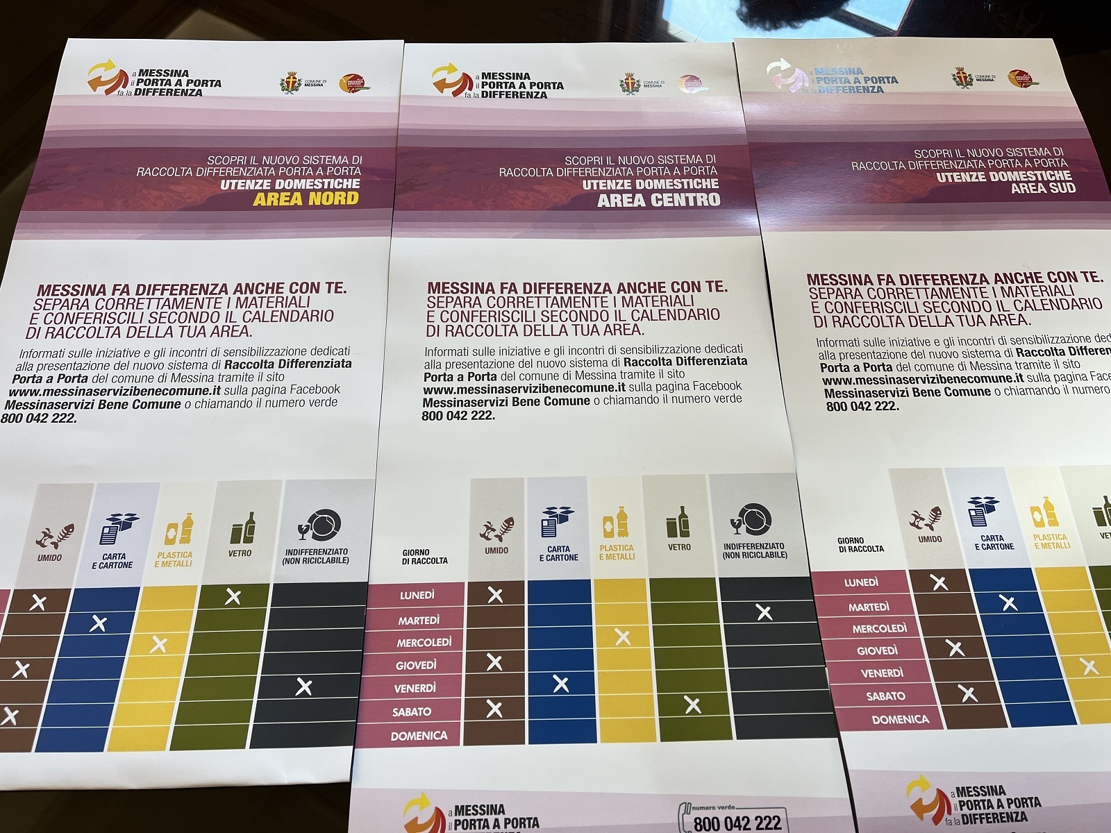 Nuova raccolta differenziata messina