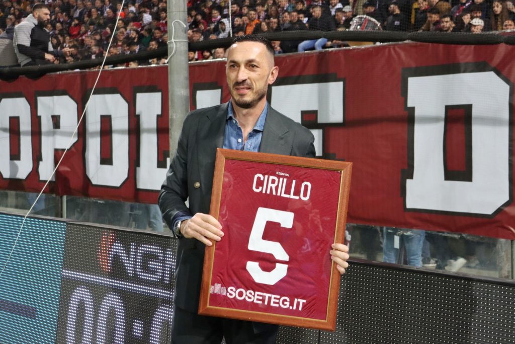 Premiazione Cirillo Reggina-Bari