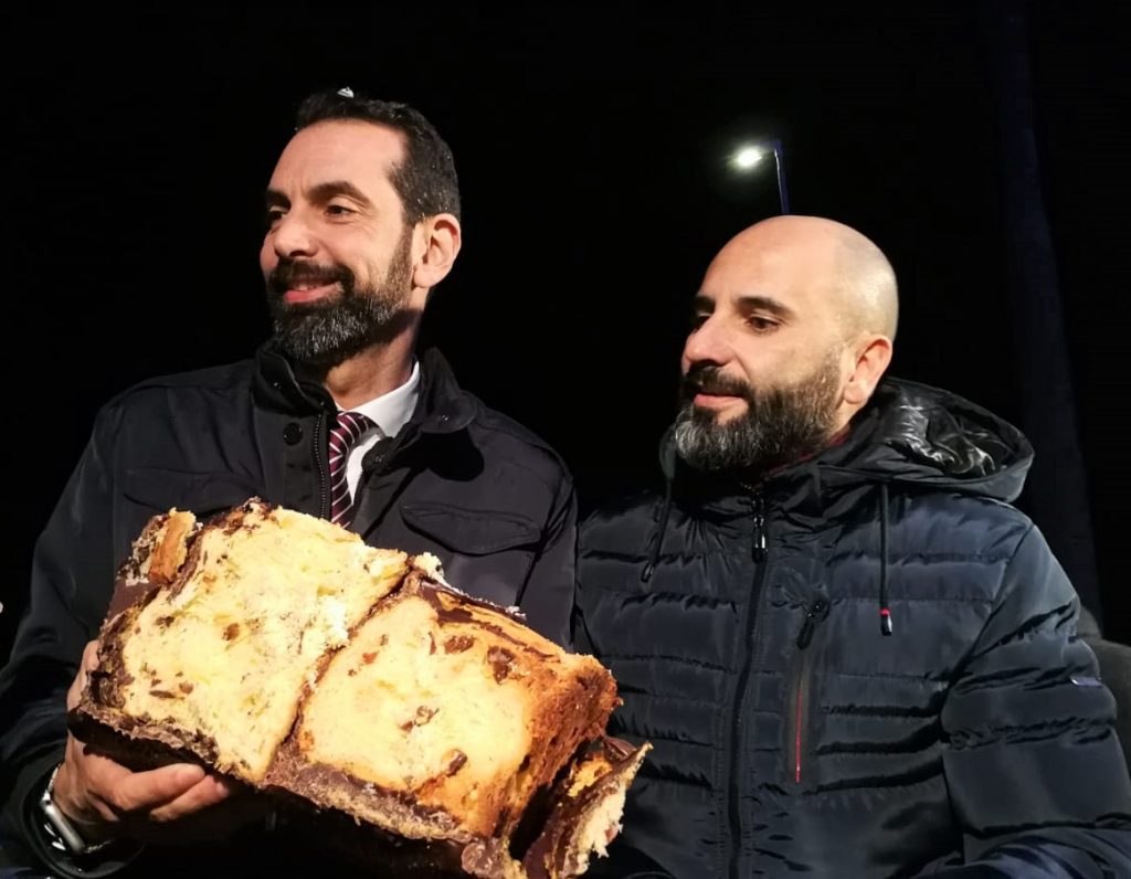 Primo gustoso piano del panettone da guinness