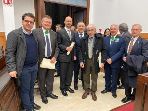 Prof Centofanti coi premiati