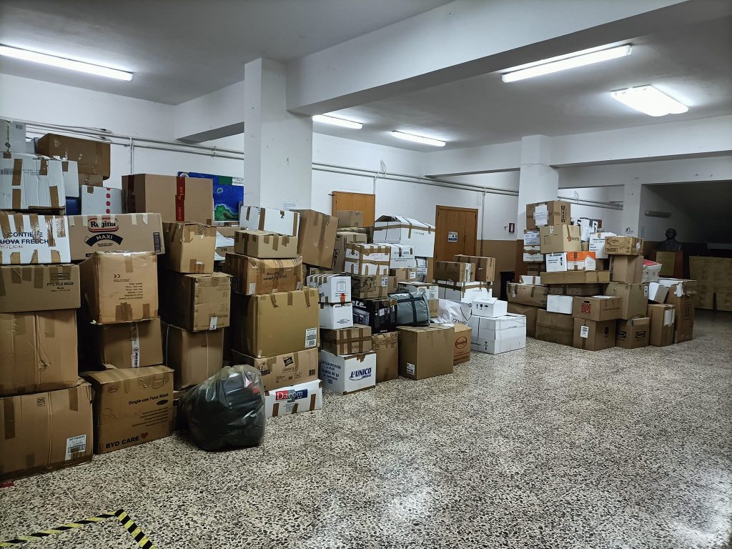 Raccolta beni verso l'Ucraina da 13 comuni siciliani