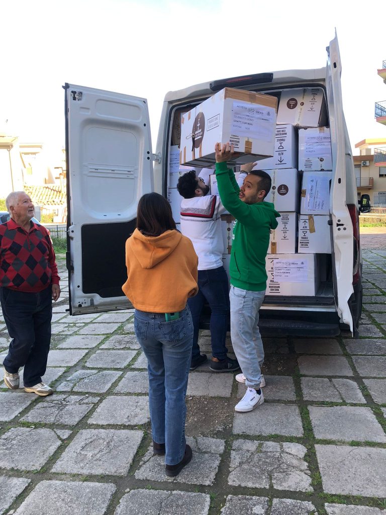 Raccolta beni verso l'Ucraina da 13 comuni siciliani