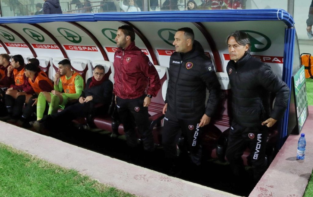 Reggina-Bari Ungaro D'Angelo e Inzaghi