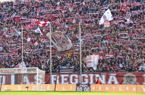 Reggina-Frosinone curva sud tifosi granillo