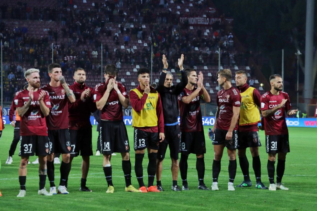 Reggina-Frosinone saluto finale