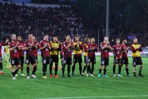 Reggina-Frosinone saluto finale