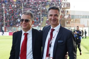 Reggina-Frosinone prepartita Giusva Branca e Giuseppe Sapienza