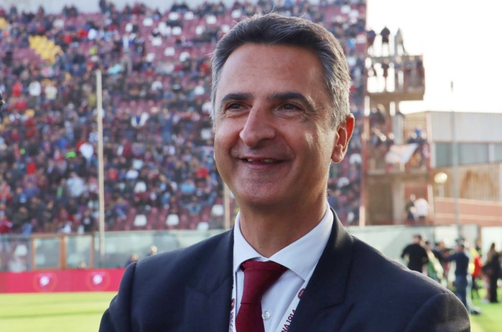 Reggina-Frosinone prepartita Giuseppe Sapienza