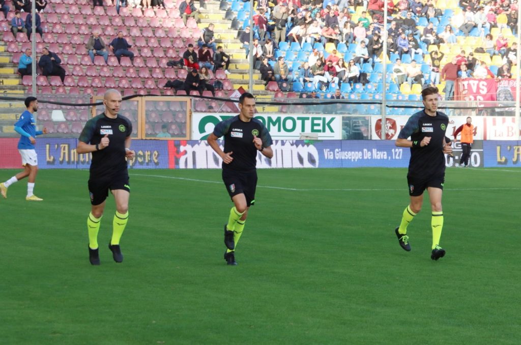 Reggina-Frosinone prepartita arbitri