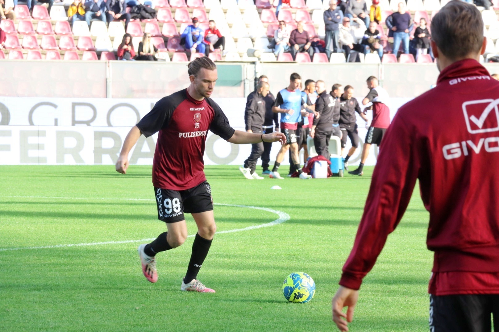 Reggina-Frosinone prepartita Giraudo