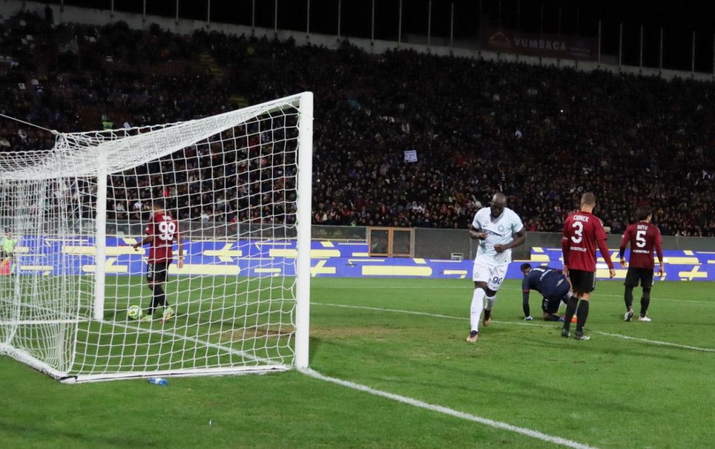 Reggina-Inter gol 0-2 Lukaku