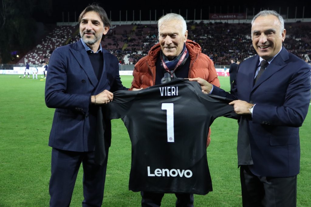 Reggina-Inter premiazione Lido Ferri e Cardona