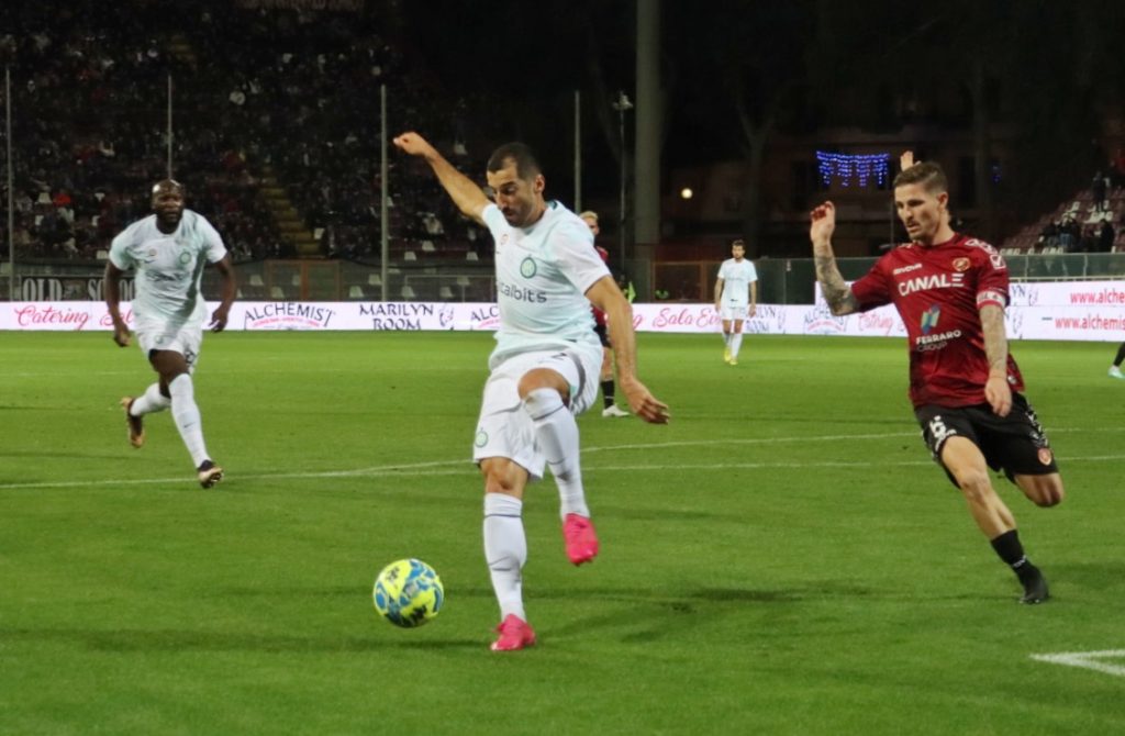 Reggina-Inter Mkhitaryan e Loiacono