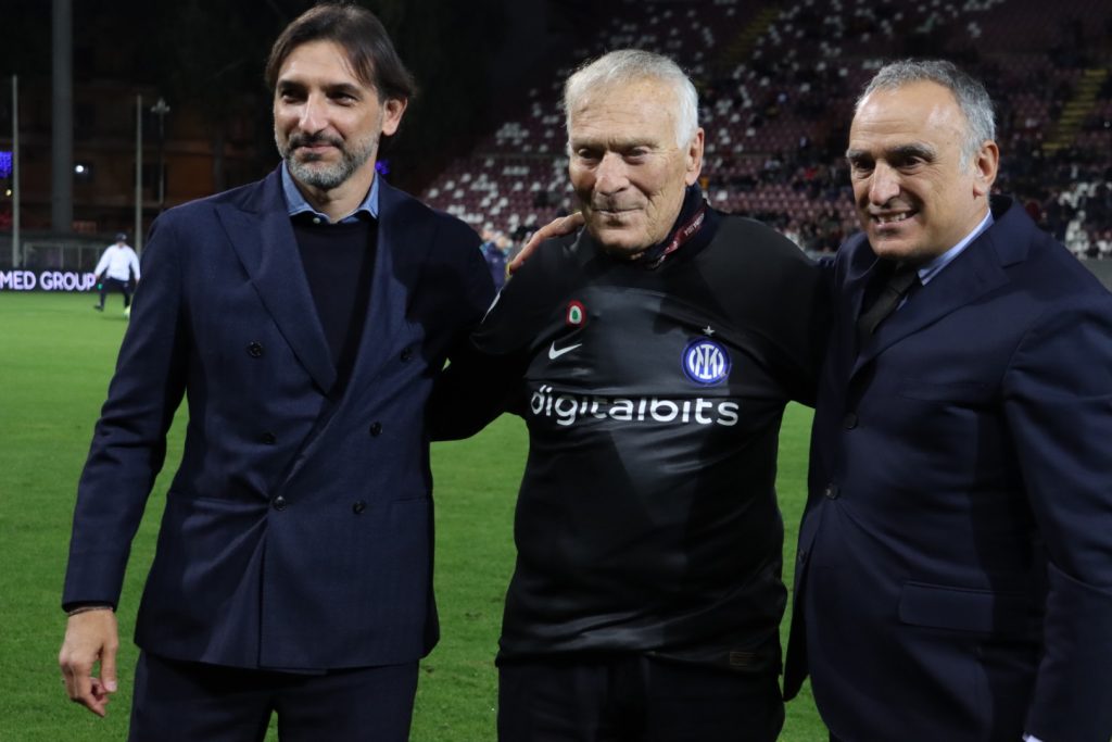 Reggina-Inter premiazione Lido Ferri e Cardona