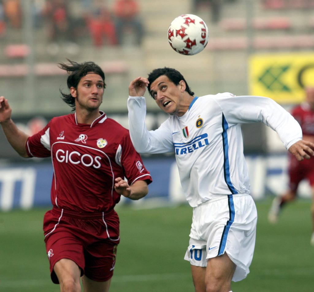 Reggina-Inter Bianchi e Burdisso