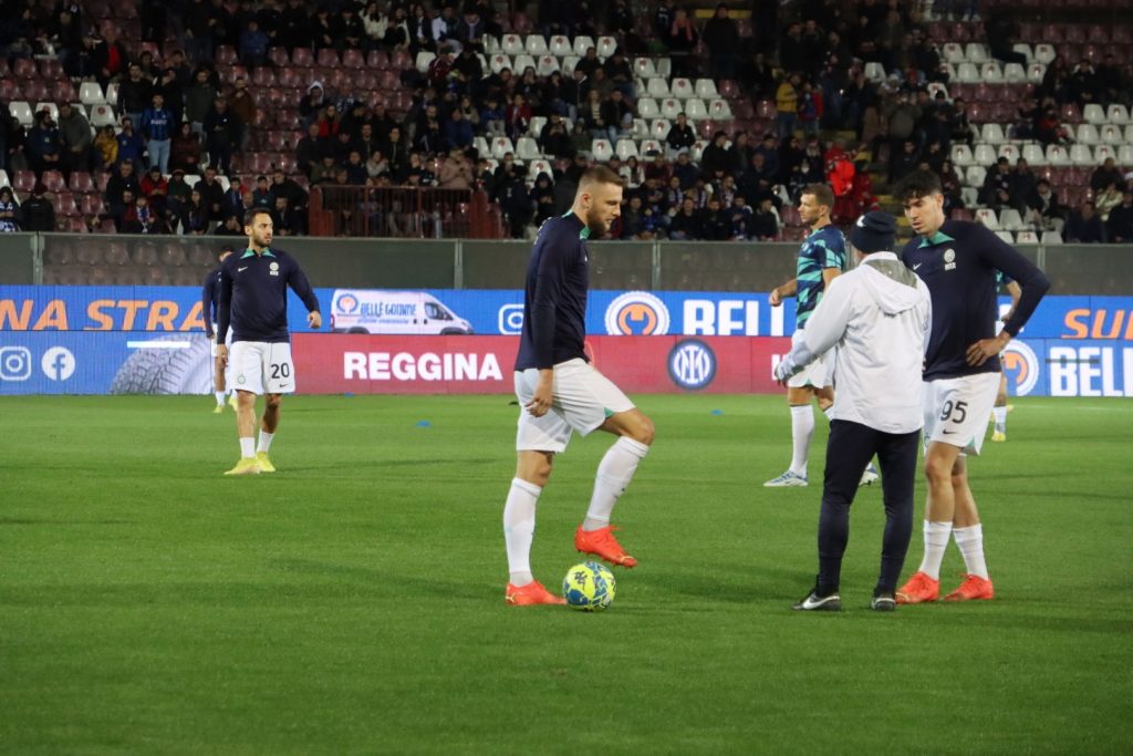 Reggina-Inter prepartita Skriniar