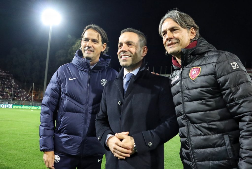 Reggina-Inter Simone Inzaghi Saladini Filippo Inzaghi