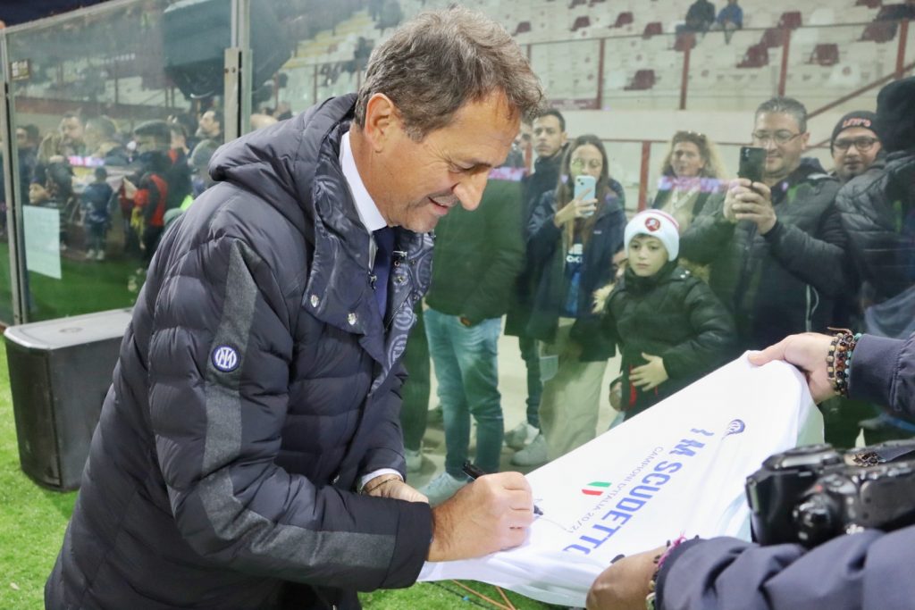Reggina-Inter prepartita Riccardo Ferri