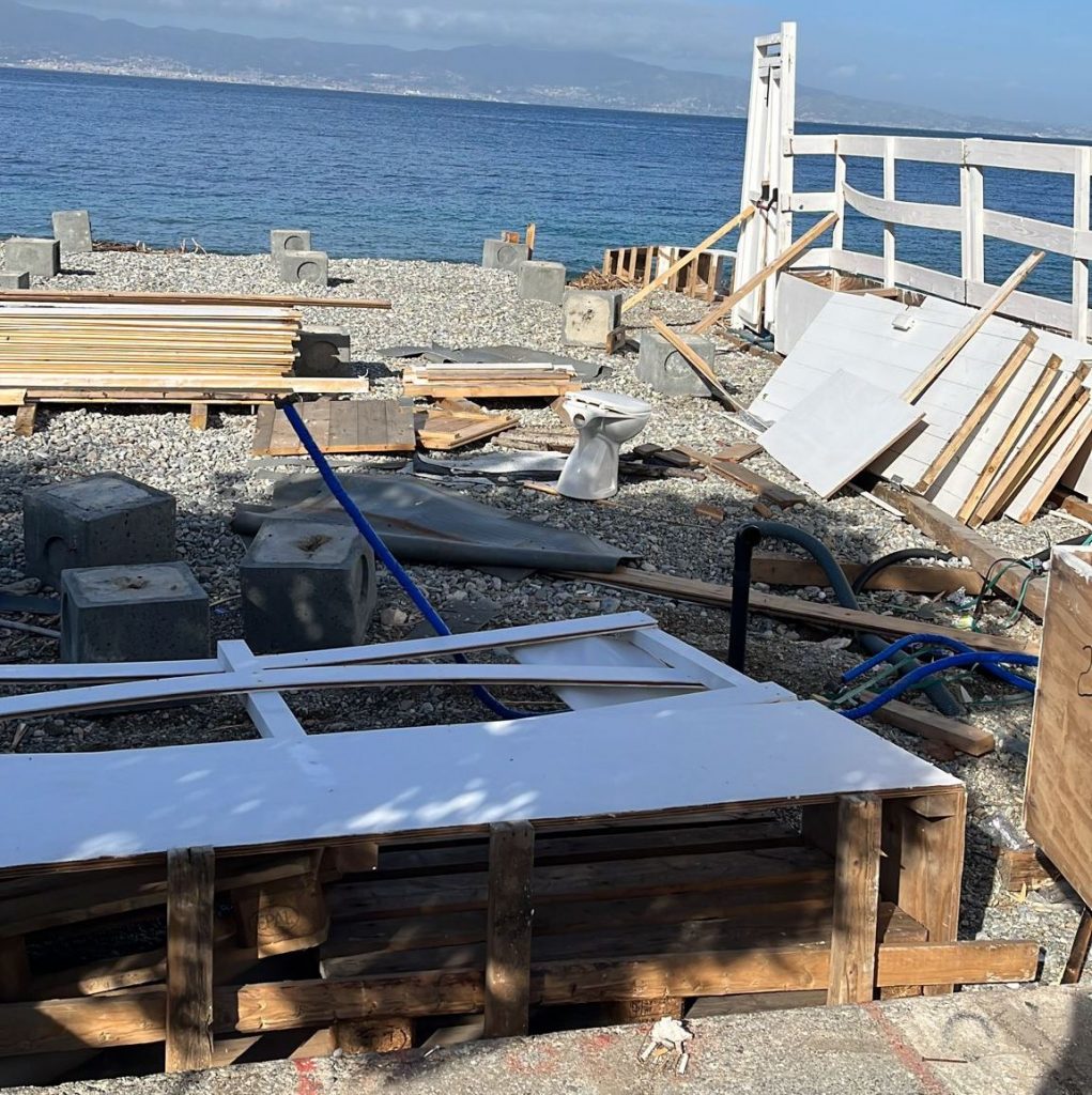 Residui Lidi in spiagge Lungomare