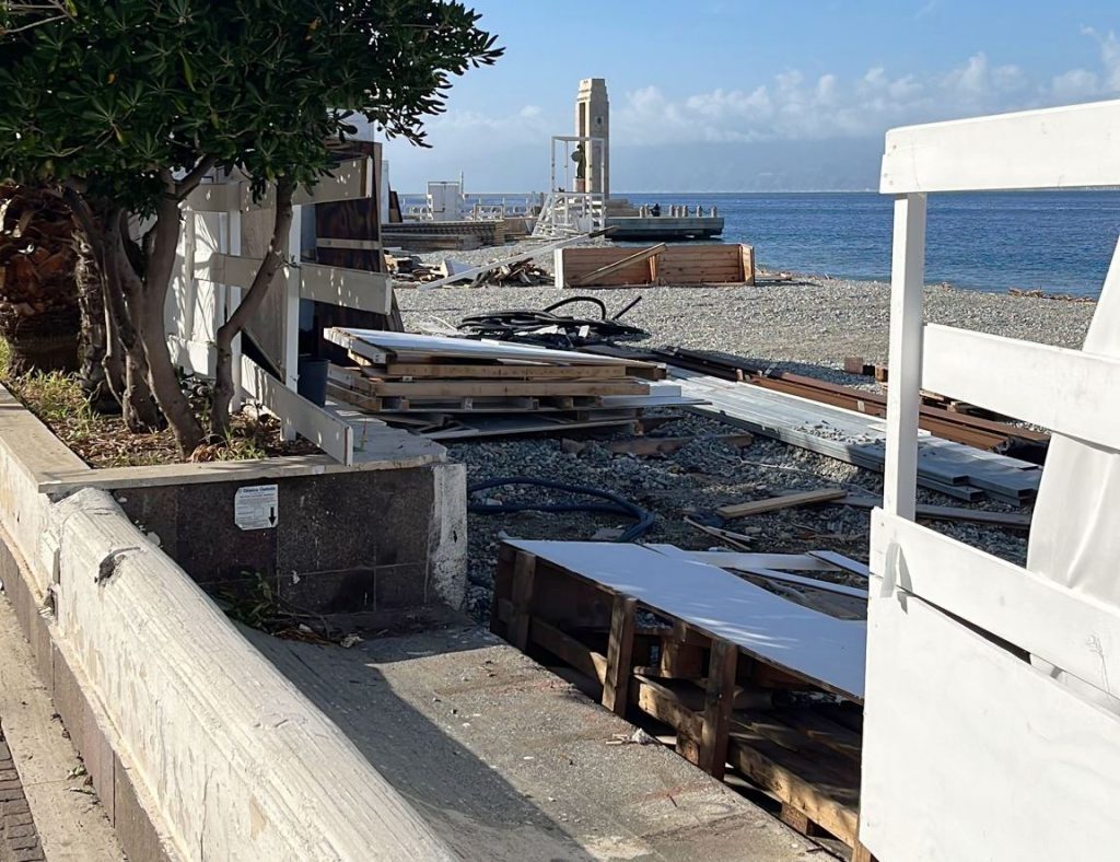 Residui Lidi in spiagge Lungomare
