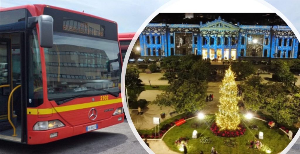bus atm messina luminarie natale