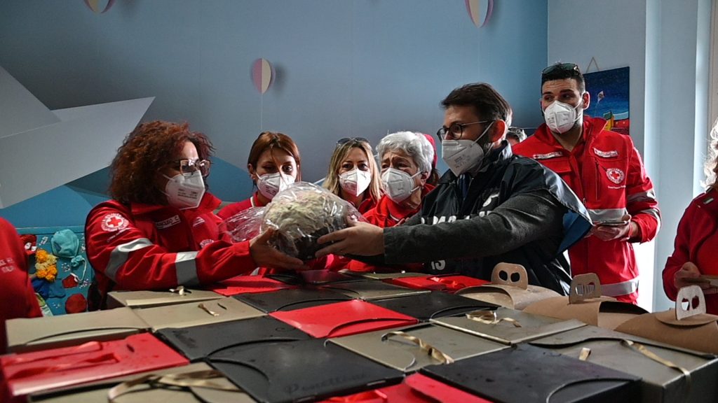 carbinieri nas donano panettoni sequestrati