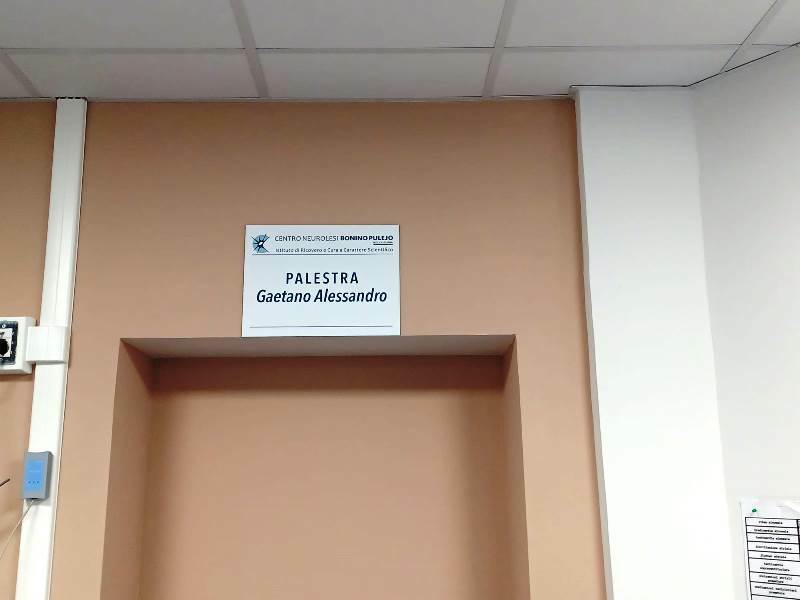 intitolazione palestra gaetano alessandro