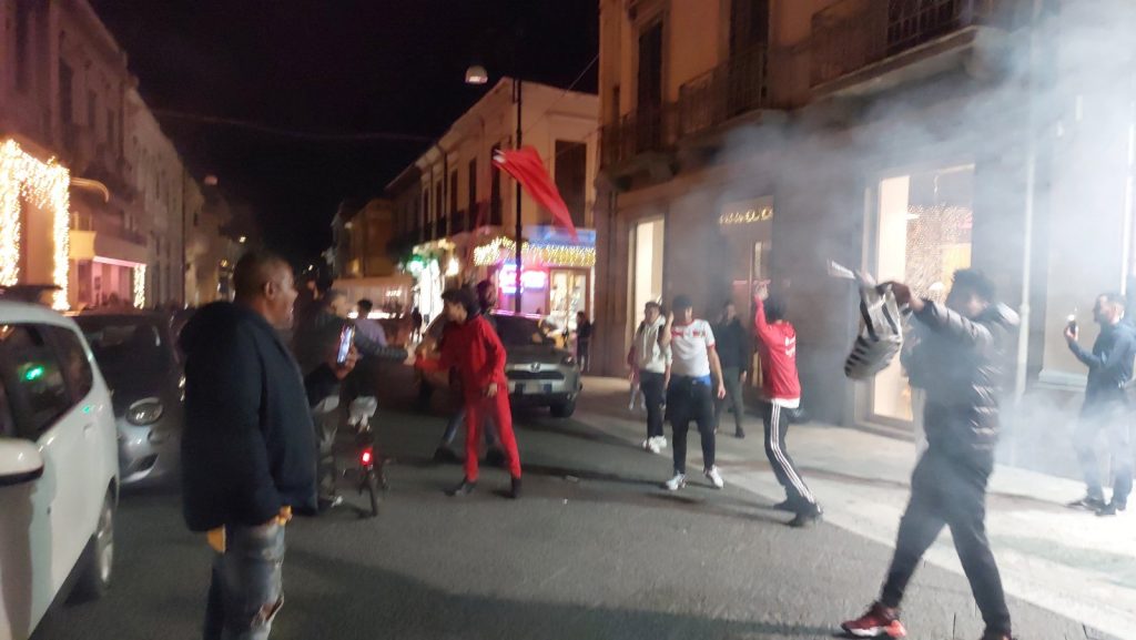 marocco quarti di finale mondiali festa reggio calabria