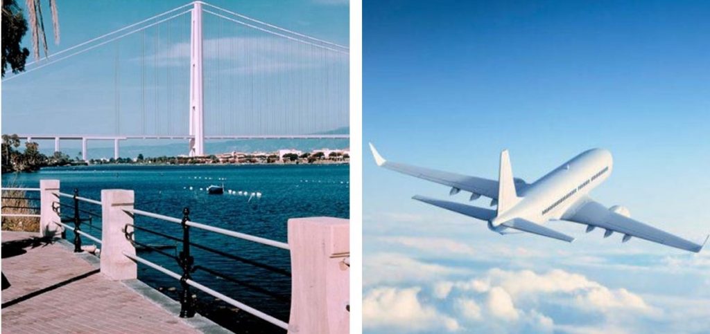 ponte stretto aereo