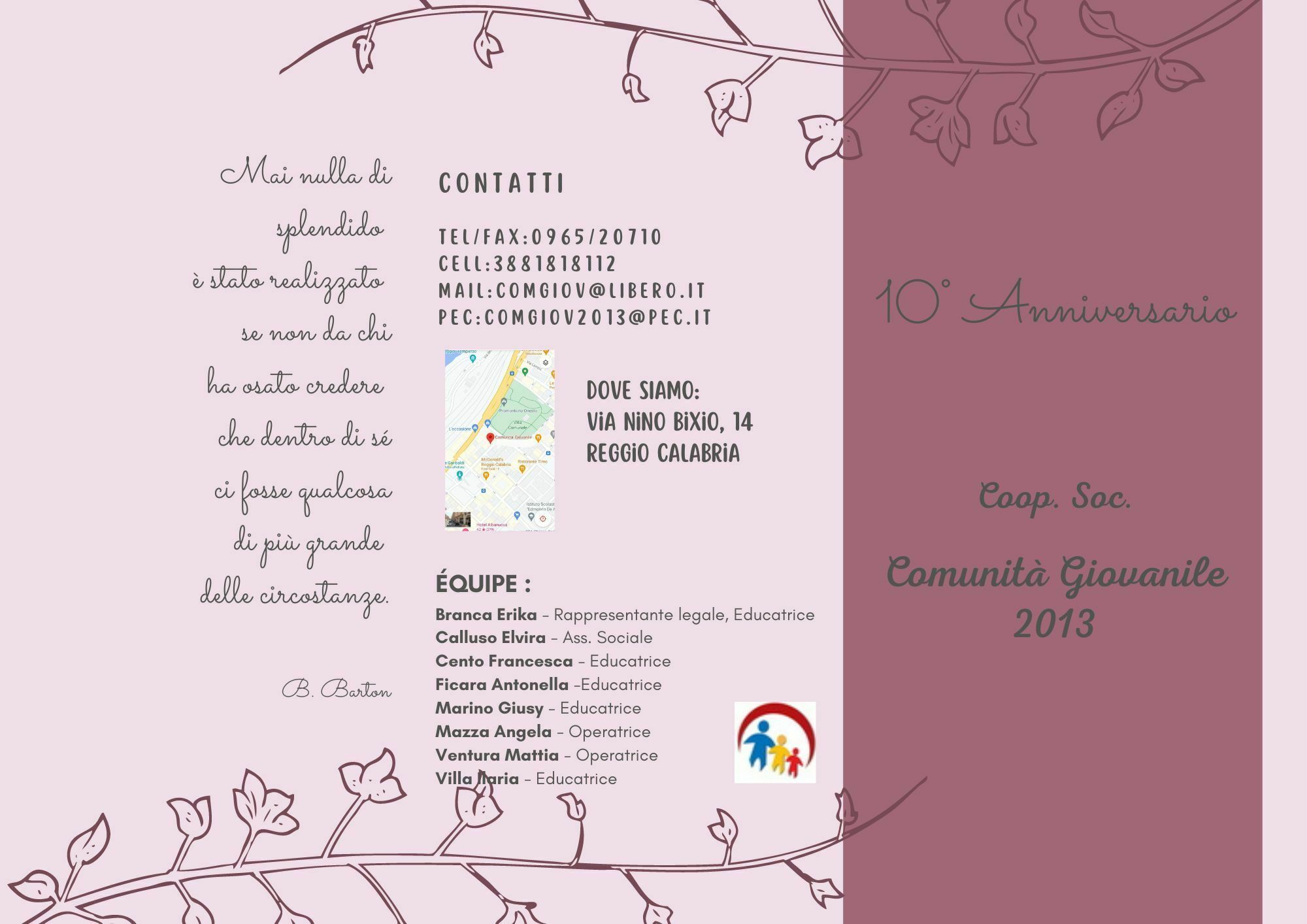 Cooperativa Sociale Comunità Giovanile 2013