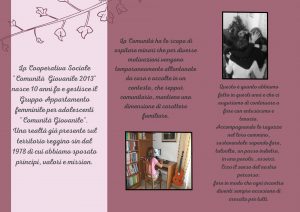 Cooperativa Sociale Comunità Giovanile 2013