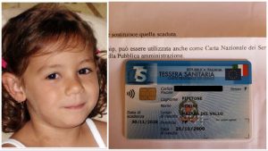 Denise Pipitone tessera sanitaria