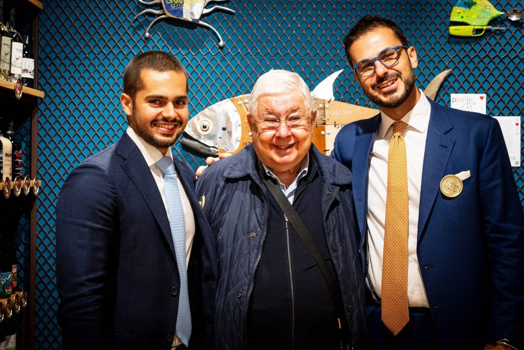 Famiglia Callipo_ Presidente Pippo e figli Filippo Maria e Giacinto