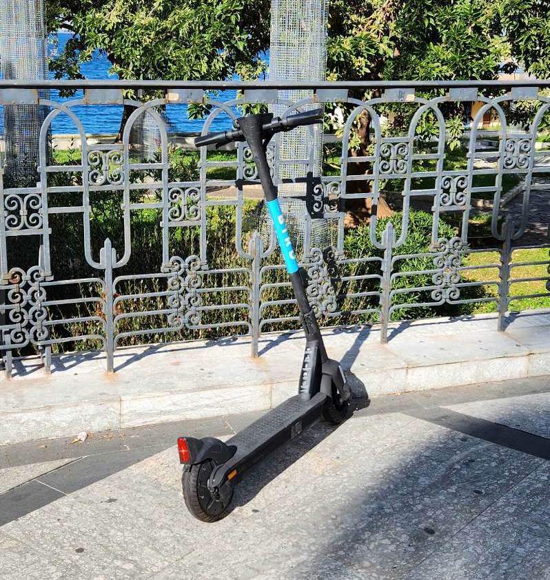Monopattini elettrici sul Lungomare di Reggio Calabria