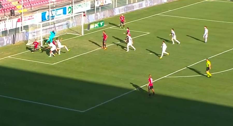Movimento Gori gol Fabbian