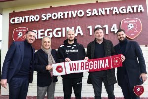 Nikita Contini alla Reggina con Cirillo Cardona e Taibi