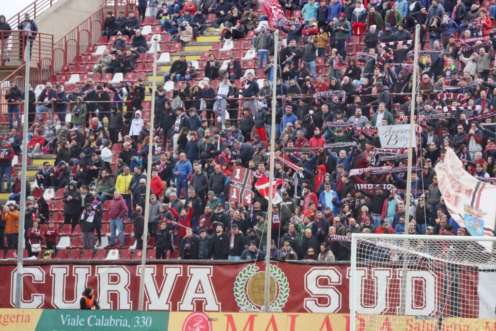 Reggina-Spal Curva Sud tifosi Reggina Granillo