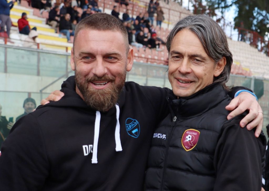 Reggina-Spal De Rossi e Inzaghi