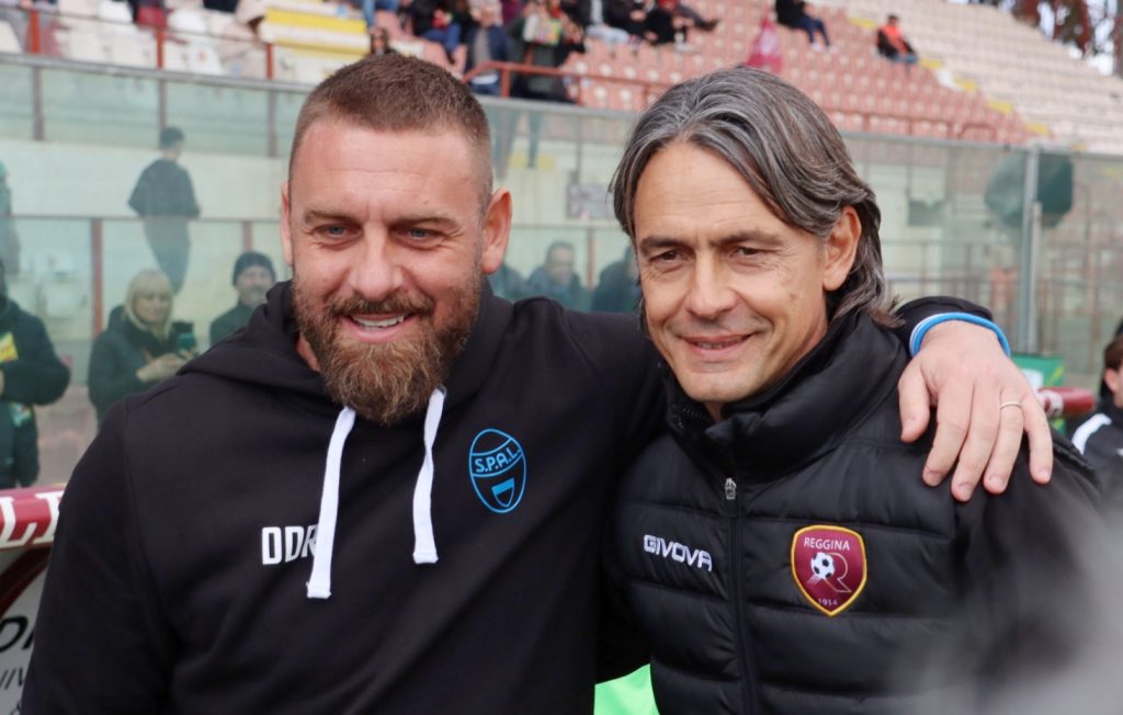Reggina-Spal De Rossi e Inzaghi