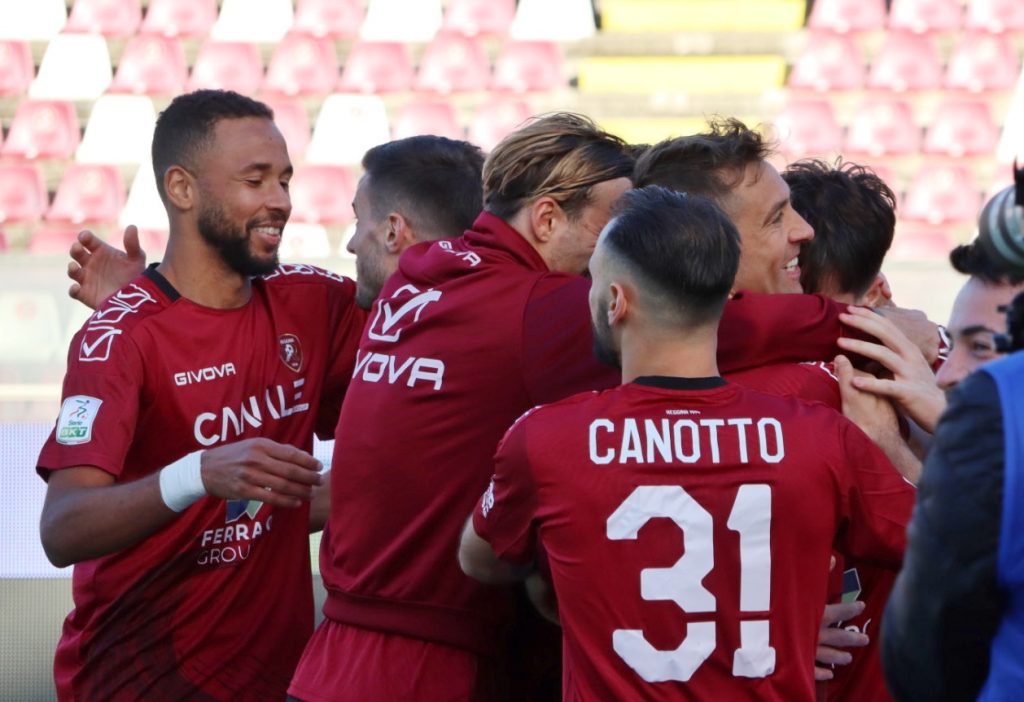 Reggina-Ternana esultanza gol Fabbian