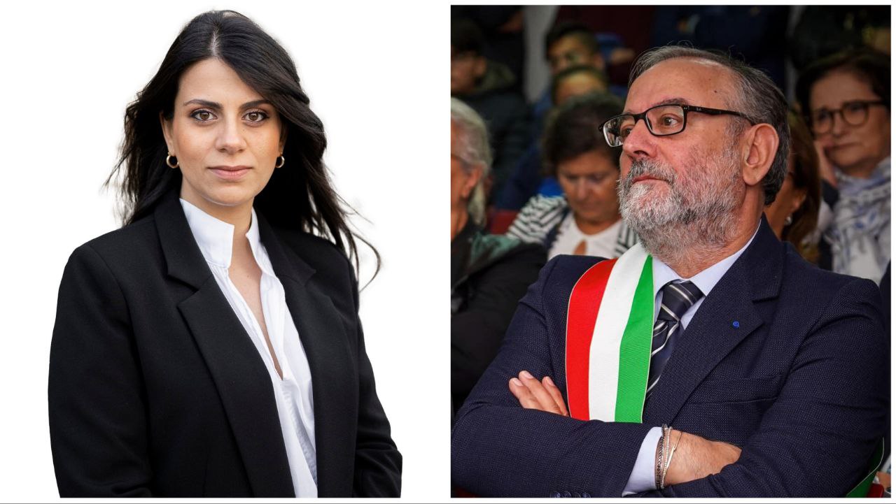 Sindaco Motta San Giovanni Giovanni Verduci e l’assessore Sonia Malara
