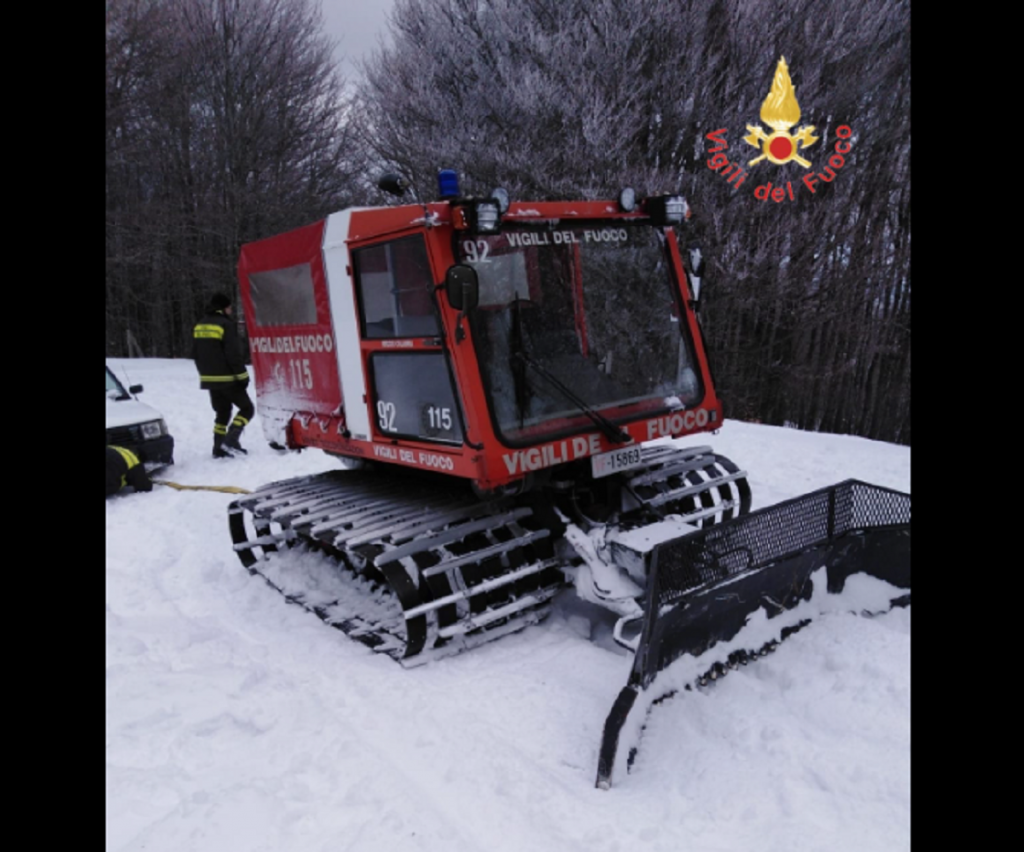 Vigili fuoco neve