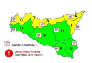 allerta meteo sicilia 10 gennaio